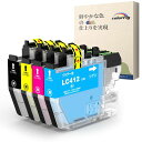 ブラザー用LC412XL4色セット互換インクLC412XL-4PKBROTHERインクカートリッジ対応型番MFC-J7100CDWMFC-J7300CDWプリンター大容量(2)