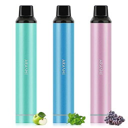 電子タバコ 使い捨て VAPE 9000回吸引可能 3本セット シーシャー ベイプ 爆煙 水蒸気タバコ 禁煙 電子たばこ 禁煙グッズ ニコチンゼロ LEDライト付き ARASHI