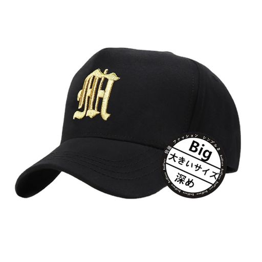 [Odejaa]キャップメンズレディース大きいサイズ帽子コットン深め紫外線対策日よけ型崩れない無地シンプ..