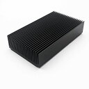 ヒートシンク大型冷却フィンアルミ120X69X27MMクーラー27フィン冷却板オーディオファン放熱板コンピュータ用LEDチップルーター電源充電器黒色