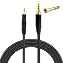 ATH-M70X、ATH-M60X、ATH-M50X、ATH-M40X、オーディオテクニカヘッドセットコード1.5M / 5フィート用オーディオテクニカ交換ケー...