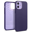 CASEOLOGY IPHONE 12 MINI ケース TPU シリコン 質感 耐久性 サラサラ 耐衝撃 指紋防止 IPHONE 12MINI カバー ナノ ポップ (グレープ パープル)