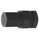トネ(TONE)インパクト用ヘキサゴンビット(差替式)BIT21-17差込角ビット差込21mm二面幅17mm