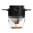 折りたたみ式コーヒーフィルター ステンレスドリップコーヒー漏斗 コーヒードリッパー コーヒーサーバー 再利用可能なペーパーレスポアオーバー コーヒードリッパー ...