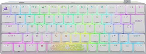 CORSAIR K70 PRO MINI RGB 60% ワイヤレスゲーミングキーボード ホットスワップキーボード ホワイト MX SPEED軸 CH-9189114-JP CORSAIR K70 PRO MINI RGB 60% ワイヤレスゲーミングキーボード ホットスワップキーボード ホワイト MX SPEED軸 CH-9189114-JP