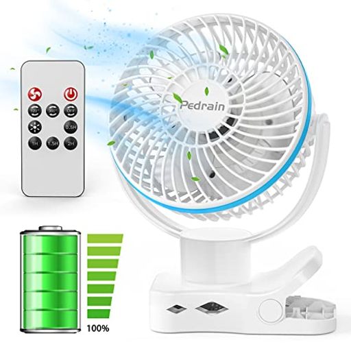 卓上扇風機【2025年新機型極静音&夜灯機能】360度自動首振りクリップ扇風機壁掛け吊り下げusb扇風機小..