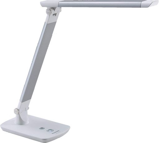 パナソニックLEDデスクライト置き型文字くっきり光折り畳み可昼光色調光機能付ライトグレーSQ-LD310-W