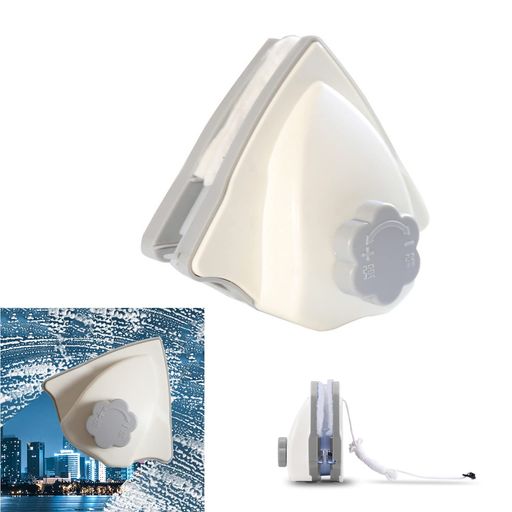 Hoohaガラスワイパー磁気両面ガラスクリーナー磁石スクイージー水切りワイパー窓掃除窓拭きワイパー網..