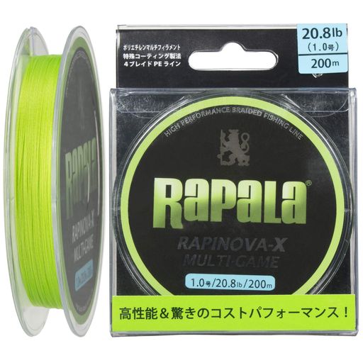 Rapala(ѥ)PE饤ԥΥXޥ200m1.020.8lb4Ԥߥ饤॰꡼RLX200M10LG