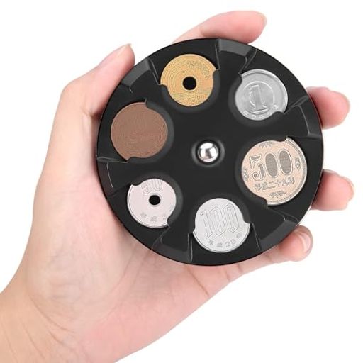 JOYTUTUSコインケースコインホルダー小銭ホルダー29枚大容量仕分け丸型車用お金小銭入れ携帯コインホル..