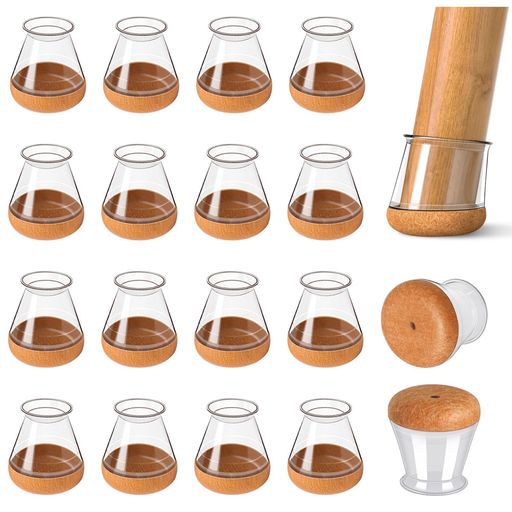 椅子脚カバー椅子の足キャップイス脚カバーシリコン家具足傷防止防音細い丸脚四角脚兼用傾斜した足適用..