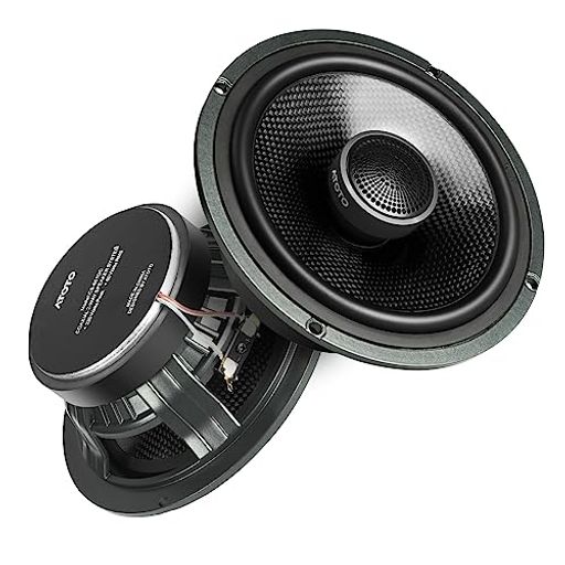 ATOTO CS-651DC 16.5CM 2ウェイコアキシャルカースピーカー、230Wピークパワー、60W 定格電力、4Ω プレミアム品質カーステレオ音響システム、車載用コアキシャルスピーカー、2個セット