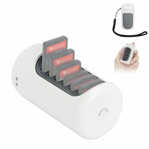 KIWIFOTOSswitchカードケースメモリーカードケース6枚switchゲームソフト/switchゲームカード+2枚MicroSDTFMSDカード収納可能スイッチ専用ゲームカード収納ケース時計回りに開閉軽量 KIWIFOTOSswitchカードケースメモリーカードケース6枚switchゲームソフト/switchゲームカード+2枚MicroSDTFMSDカード収納可能スイッチ専用ゲームカード収納ケース時計回りに開閉軽量