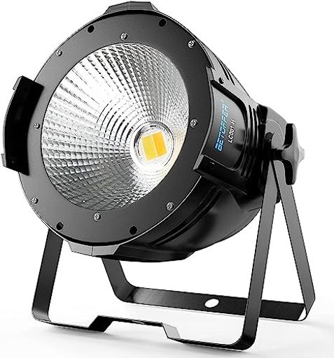 BETOPPER 舞台照明 100W COB スポットライト ステージライト ステージ照明 ストロボ効果照明 DMX512 2/4CH パーティライト DJ LIGHT クラブライト 高輝度