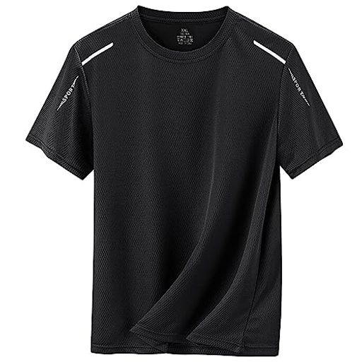 [Adigaber]Tシャツメンズ半袖吸汗速乾接触冷感夏服大きいサイズドライtシャツゆったり通気メッシュトレーニングウェアスポーツジムカジュアルストレッチ薄手丸首無地軽量