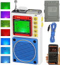 ZHIWHISラジオ小型防災BluetoothスピーカーMicroSDカード対応FM/中波/短波/VHF/ワイドFM懐中電灯SOSアラーム