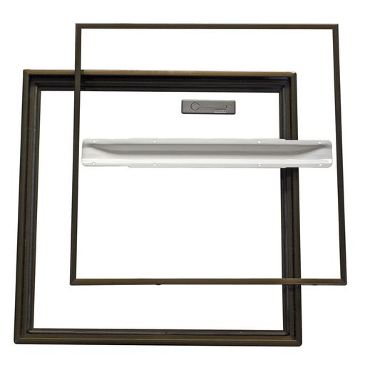 ダイケンホーム床点検口桟レスタイプYST450B型ブロンズ