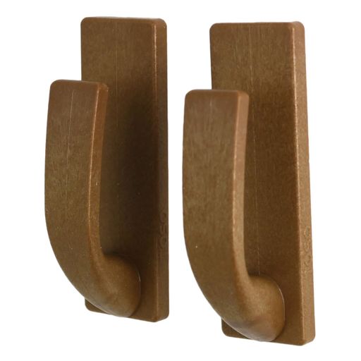 カラー:ミディアムオーク サイズ:22x70mm 入数:2個入 耐荷重:1kg 材質:ABS発泡樹脂