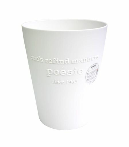 八幡化成ポエジーダストビンゴミ箱33075Lホワイト