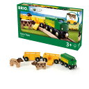 BRIO(ブリオ)ファームトレイン33404対象年齢3歳~【おもちゃ玩具木製おもちゃ電車機関車車両電動車両プレゼント(誕生日/クリスマス)】