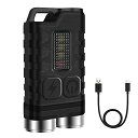 DAI NING 充電式 LED 懐中電灯 強力 高輝度 フラッシュライト キーホルダー ミニ懐中電灯 小型ライト 900ルーメン 12モード キーライト かいちゆうでんとう 4色 ホワイト UV 赤 青 光 ポケットライト 防水防塵 軽量 作業 災害