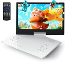 SurfolaポータブルDVDプレーヤー16.9型CDプレーヤー14.1インチ液晶デュアルアンプ内蔵4~6時間再生リージョンフリーUSB/SDカードに対応AV入出力TV同期可能ラストメモリー機能【ブルーレイ非対…