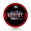 Warknifeライン国産原料釣り糸X4500m4本編み【0.4号~10号各号選択可】4編イエロー