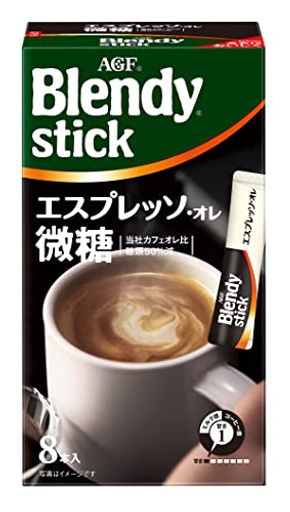 agf ブレンディスティック エスプレッソ・オレ 微糖 8本 ×6箱 【 スティックコーヒー 】 【 粉末 】