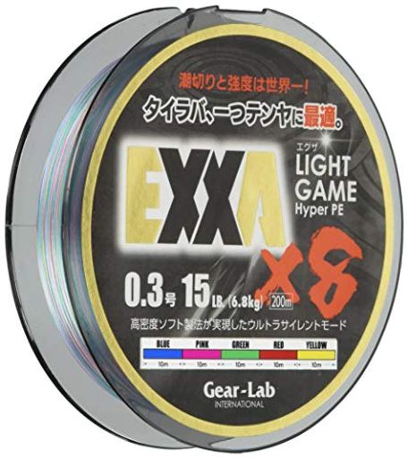 GEAR-LAB(MA{) PEC EXXA 200M 0.3 15LB(6.8KG) 8{ 5F