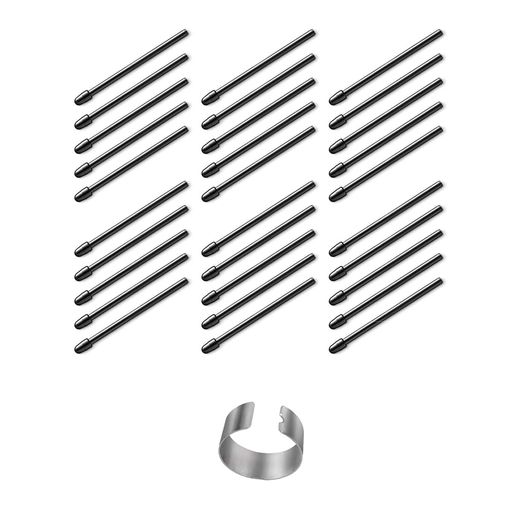 ForWacomProPen2用プロペン2専用標準替え芯30本入り芯抜き同梱描画ペンタブレット用ブラック