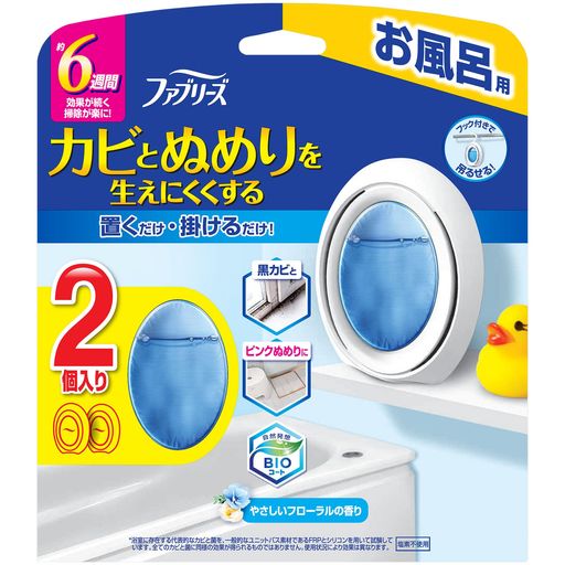 ファブリーズお風呂用防カビ剤フローラル2個パック7mLx2
