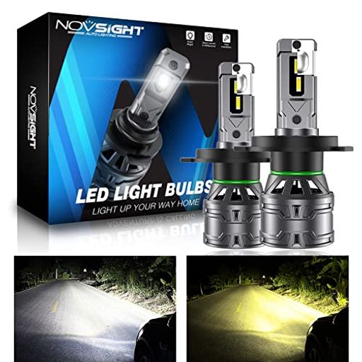 NOVSIGHT LEDwbhCgԌΉ 13600LM(6800LMX2) 80W~86W(40W~43WX2) 6000K DC11-30V nCp[`bv 360 (zECg 2Zbg) (H4t@t Vo[)