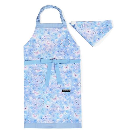 COLORFUL CANDY STYLE 子どもエプロン 女の子 三角巾 セット 小学生 着脱簡単 ムー...