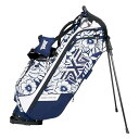 ピーエックスジー(PXG)Aloha25CarryStandBagネイビー/ホワイト9型4分割スタンドキャディバッグゴルフバックB-PG-172-ALH