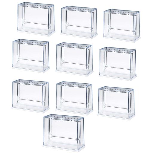 イノマタ化学(InomataKagaku)カプセルトイディスプレイケースクリア10個セット幅11.9x奥行5.3x高さ9.3c..