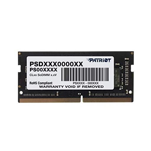 PATRIOT MEMORY DDR4 2400MHZ PC4-19200 8GB SODIMM ノートパソコン用メモリ PSD48G240081S