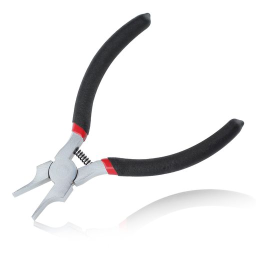 LEONTOOL平やっとこ幅広平ヤットコギザなし平やっとこ極薄アクセサリー用ミニ平ペンチ工具手芸平口リー..