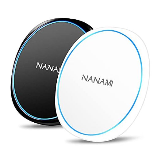 「2台セット」 NANAMI ワイヤレス充電器 15W/10W/7.5W 急速充電 置くだけ充電器 - IPHONE 14/14 PRO(MAX)/14 PLUS/13 (PRO/PRO MAX/MINI)/12 (PRO/PRO