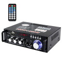 TopskyパワーアンプオーディオサウンドアンプBluetoothHIFIデジタルアンプマイクアンプ最大出力300WRCサポート車載家庭用USBパーティー用忘年...