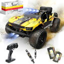 DEERCラジコンカー高速オフロード人気トロフィートラックレーサーこども向け交換用ボディ4wdRCカー1/10スケールプレゼント金属ボディ底部長寿命バッテリー4...