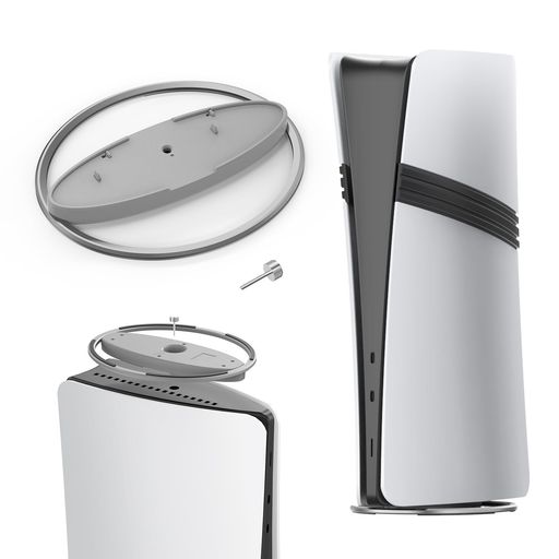 【PS5全機種対応】Ps5Slim/Ps5Pro/Ps5スタンド縦置きスタンドForPlayStation5専用転倒防止地震対策傷付き防止放熱改善合金材質インストール簡単ディスク/デジタル兼用日本語の説明書付き