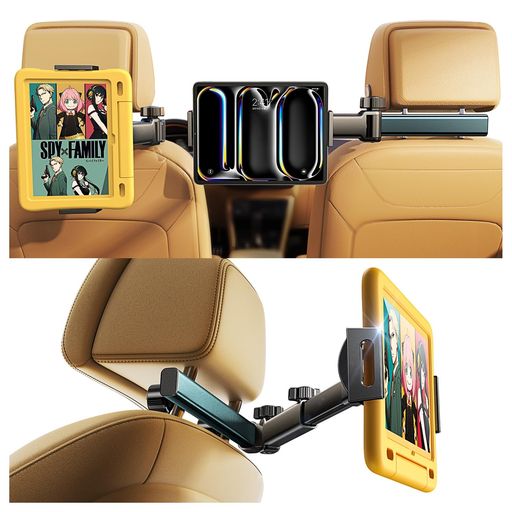 【2025新型・中央2人専用】LISEN車タブレットホルダー後部座席伸縮アームヘッドレストホルダー滑り防止車載ホルダースタンド車載用ヘッドレスト360°回転可能カー用品スイッチ2iPad 【2025新型・中央2人専用】LISEN車タブレットホルダー後部座席伸縮アームヘッドレストホルダー滑り防止車載ホルダースタンド車載用ヘッドレスト360°回転可能カー用品スイッチ2iPad