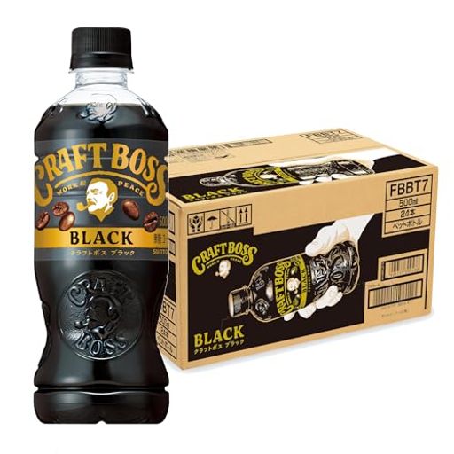 サントリーコーヒークラフトボス無糖ブラック500mlx24本