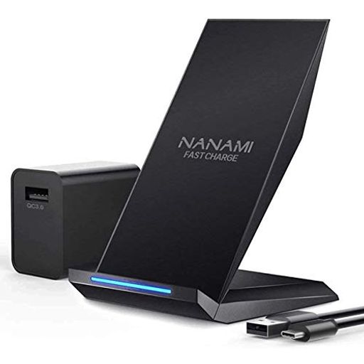 NANAMI ワイヤレス充電器 QI/PSE認証済み 充電スタンド IPHONE 14/14 PRO(MAX)/14 PLUS/13/13 PRO(MAX)/13 MINI/12/12 PRO(MAX)/SE(第二世代)/11/11