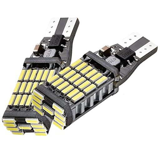 NAKOBO T16 T15 W16W LED obNv  12Vėp 45A4014SMD ɐ ޓ e[v obNCg 50000Ԉȏ zCg (2Zbg)