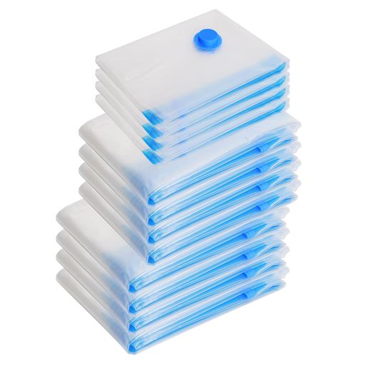 【圧縮袋12枚セット】あっしゅく袋衣類圧縮袋布団圧縮袋12枚入ふとん圧縮真空パック収納袋小物収納省ス..