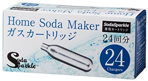 SODASPARKLE 専用ガスカートリッジ 24本セット SSK003-24