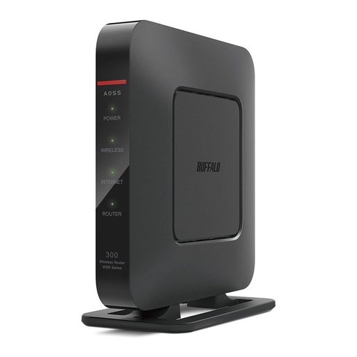 BUFFALO 11n/g/b 無線LAN親機(Wi-Fiルーター) dual_band エアステーション Qrsetup ハイパワー Giga Dr.Wi-Fi 300Mbps WSR-300HP (利用推奨環境1人・ワンルーム)