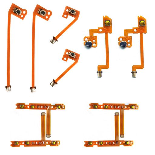 aninakoswitchlrボタン修理10in1交換用部品SwitchJoy-Con左/右L/ZL/ZR/SL/SRコントローラ修理キット(10インストール)(10インストール)