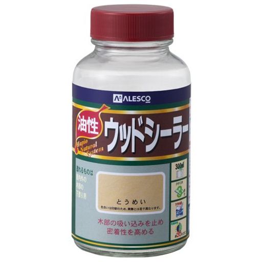 カンペハピオ ペンキ 塗料 油性 ニス シーラー 速乾性 密着性 ウッドシーラー とうめい 300ML 日本製 00827644002300